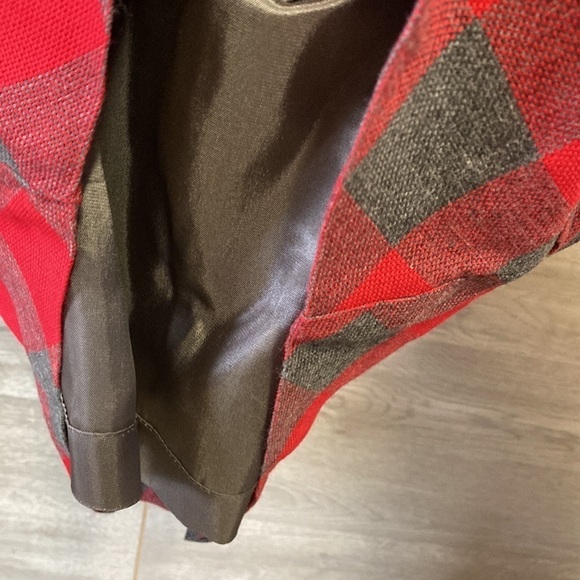 Santa Fe grey and red dress size 4 - Picture 4 of 9